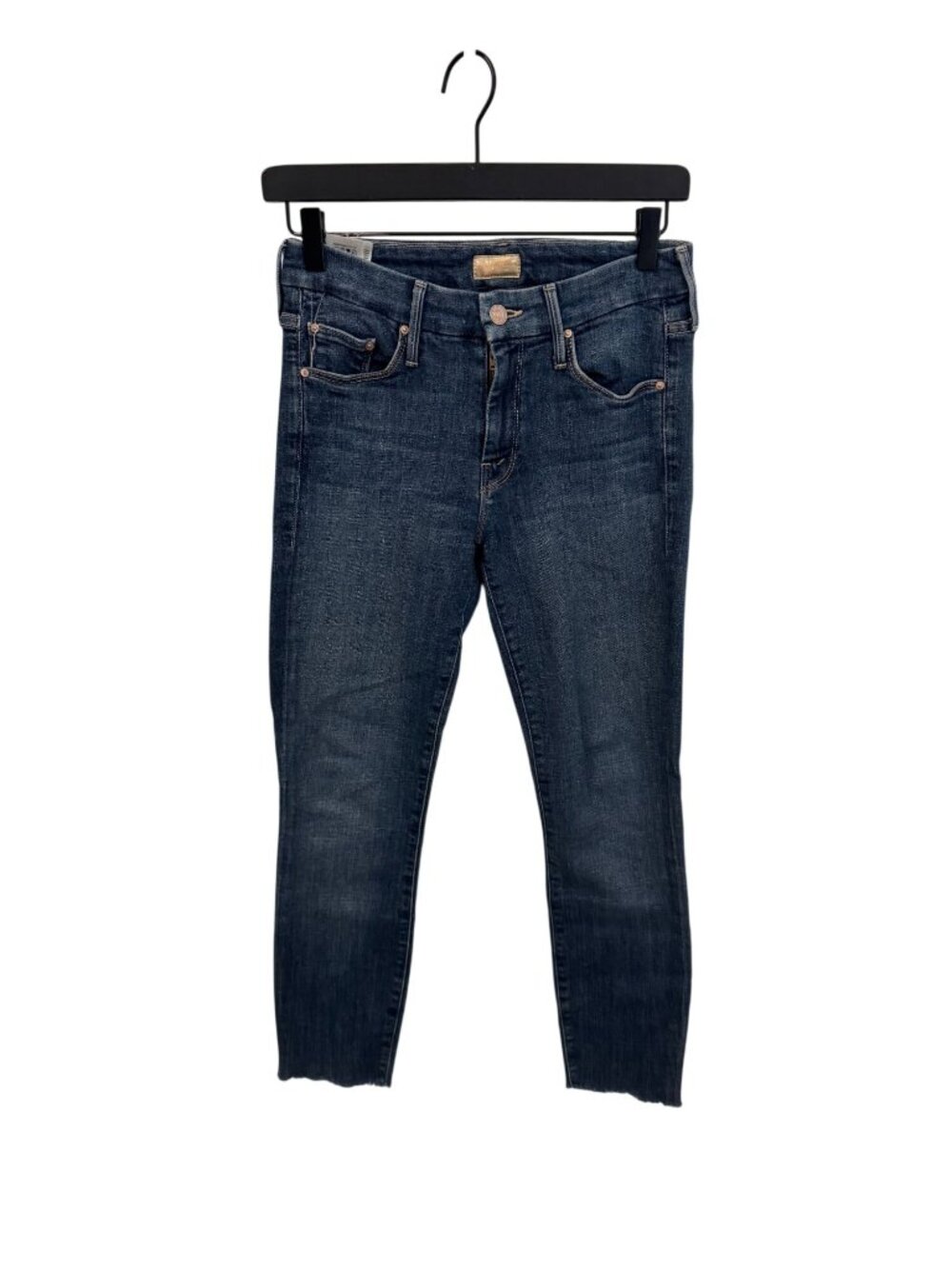 Mother Looker ankle dark blue jeans size 26